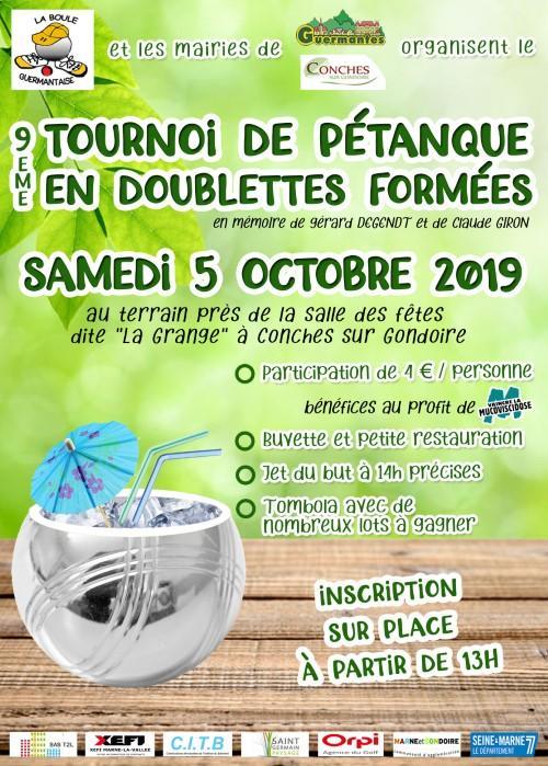 Affiche pétanque