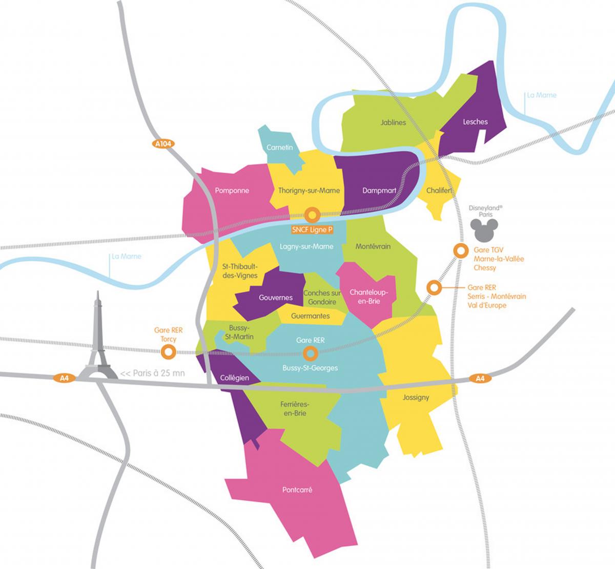 Carte CAMG 20 communes