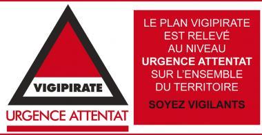 Logo Vigipirate Urgence Attentat
